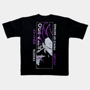 Black oversized Vegeta t-shirt from Dragon ball Z